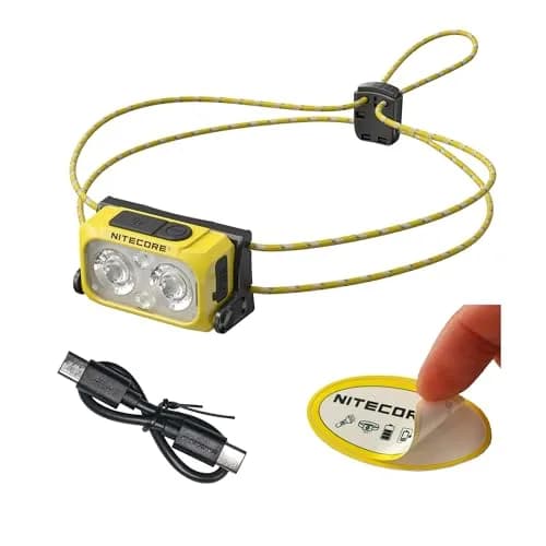 Nitecore NU25 MCT 400 Lumen Headlamp | Lightweight USB-C Rechargeable Outdoor Light with Multi-Color Temperatures thumbnail 1