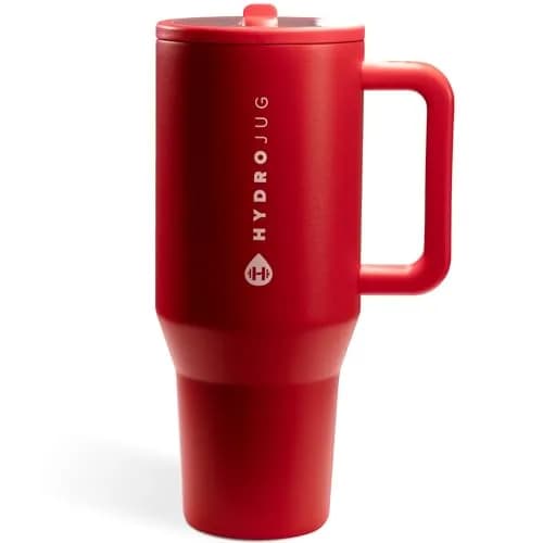 HydroJug Traveler 20oz Kids Insulated Tumbler with Handle, Alumni Red | Leakproof, BPA-Free, Drop-Resistant thumbnail 7