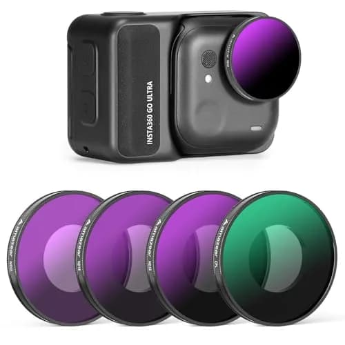AMAZEAR ND & CPL Lens Filters Set for Insta360 Go Ultra | Optical Glass, Water-Resistant, Easy to Use thumbnail 1
