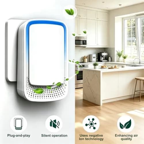 JOSTART Air Ionizers for Home | Filterless Negative Ion Air Purifier (4 Pack) | Compact & Eco-Friendly thumbnail 2