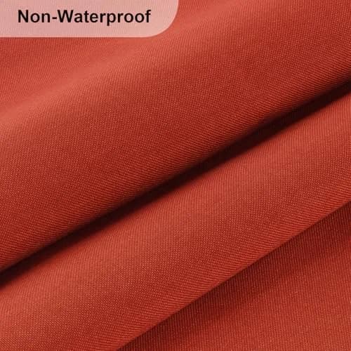TeeLiy Waterproof Canvas Fabric by The Yard 600D Upholstery Outdoor Fabric 58" W x 36" L (1 Yard, Rust) | Durable Polyester for DIY & Outdoor Use thumbnail 2