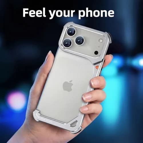 OATSBASF Metal Bumper Case for iPhone 17 Pro Max 6.9-Inch | MagSafe Compatible Shockproof Protection thumbnail 6
