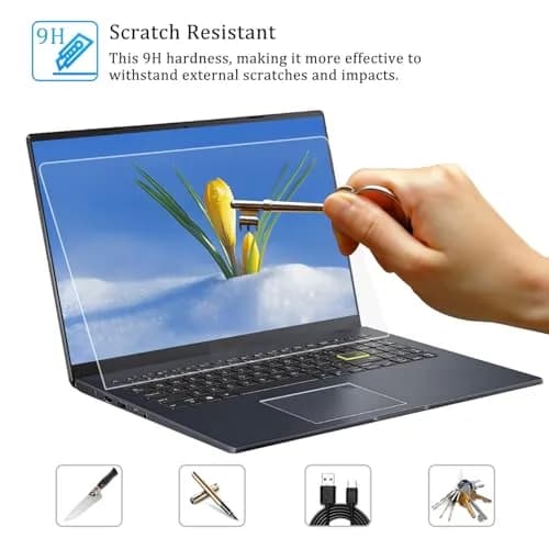 i-Tensodo 14 Inch Tempered Glass Screen Protector for HP OmniBook 5 Flip 14 & Next Gen AI 14 | Scratch-Resistant & High Transparency thumbnail 3