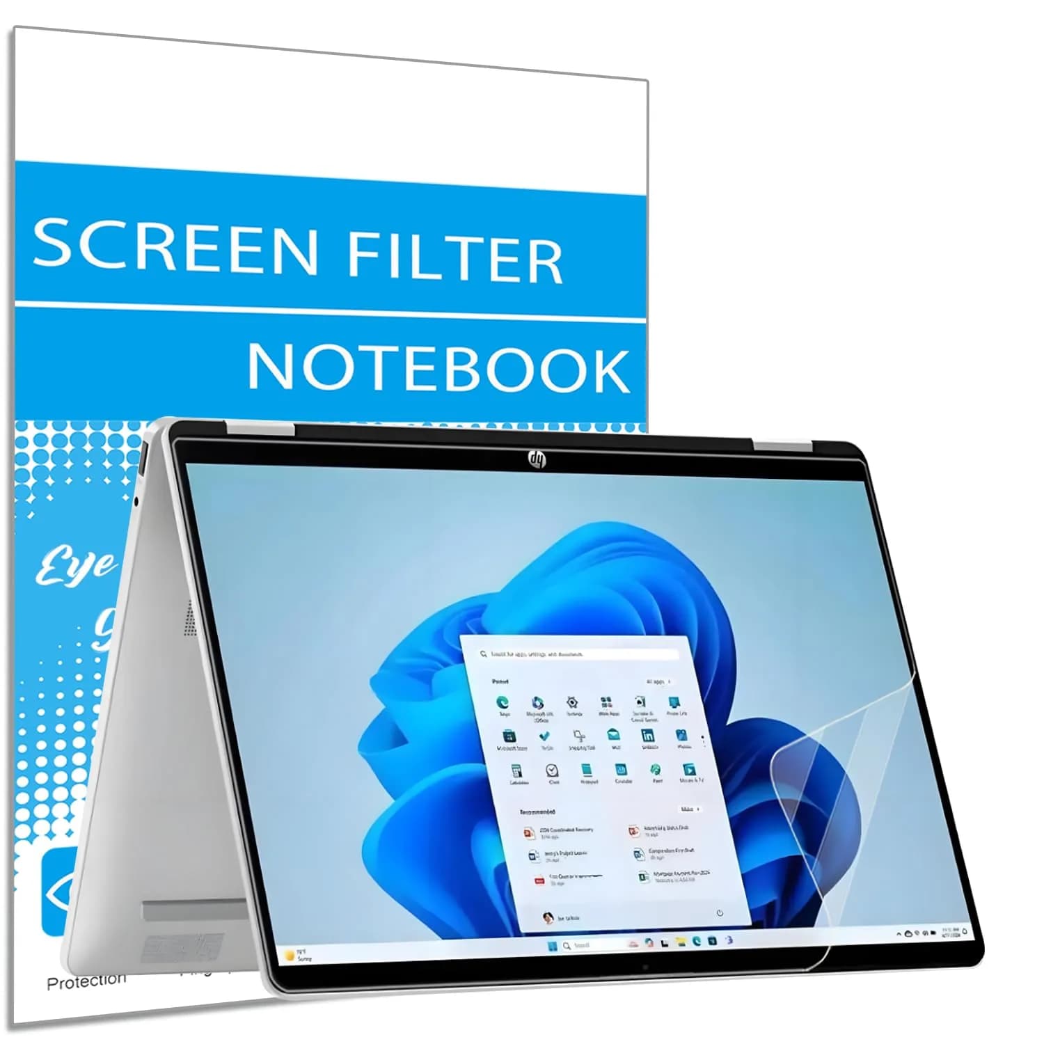 i-Tensodo 14 Inch Tempered Glass Screen Protector for HP OmniBook 5 Flip 14 & Next Gen AI 14 | Scratch-Resistant & High Transparency — Anti Glare