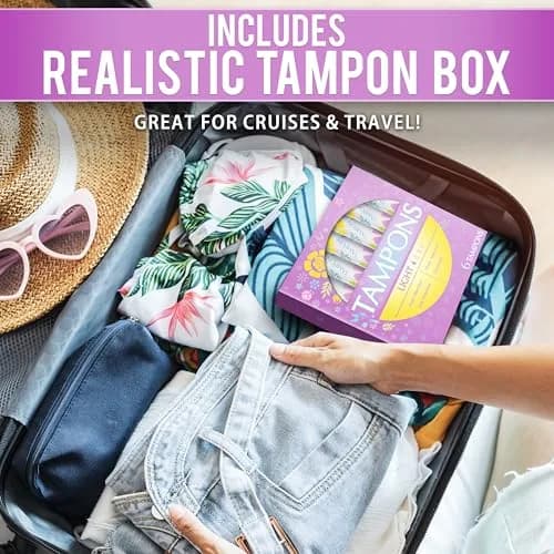 GoPong Tampon Flasks 6 Pack | Discreet Hidden Alcohol Travel Containers for Women thumbnail 5