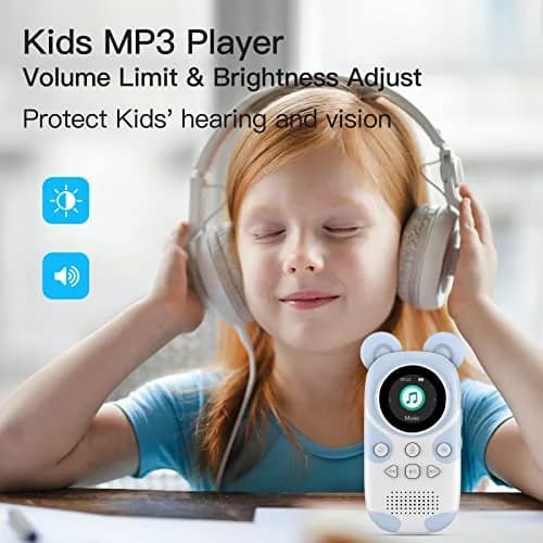 RUIZU Bluetooth MP3 Player for Kids, 64GB Cute Panda Design with Speaker | Volume Limit & 100-Hour Battery thumbnail 2
