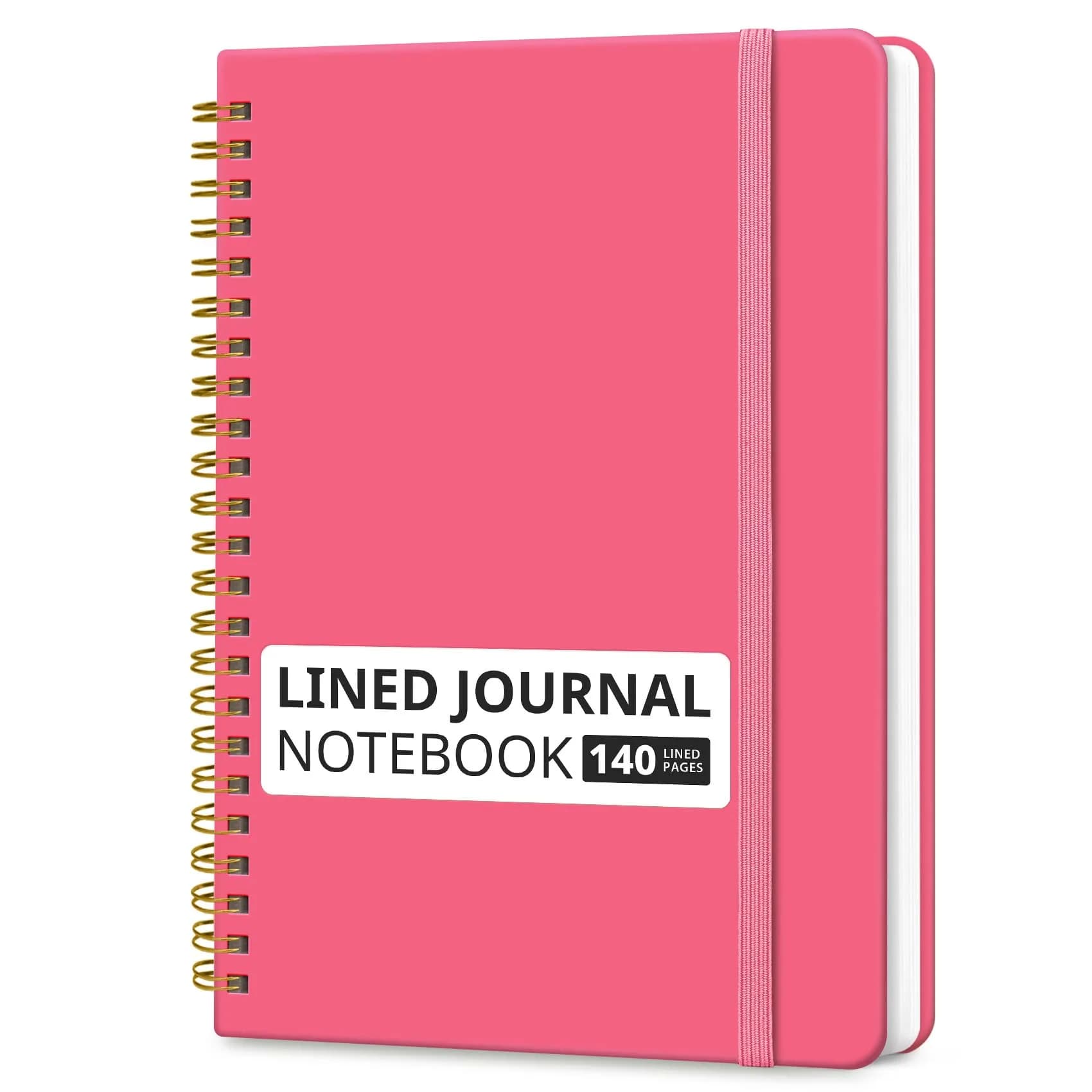 Taja Lined Spiral Journal Notebook A5 (5.7" x 7.9") | Quality Paper for Students & Professionals