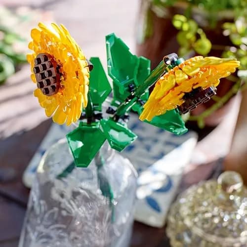 LEGO Sunflowers Building Toy 191 Pieces | Educational STEM Toy for Ages 8+ thumbnail 5