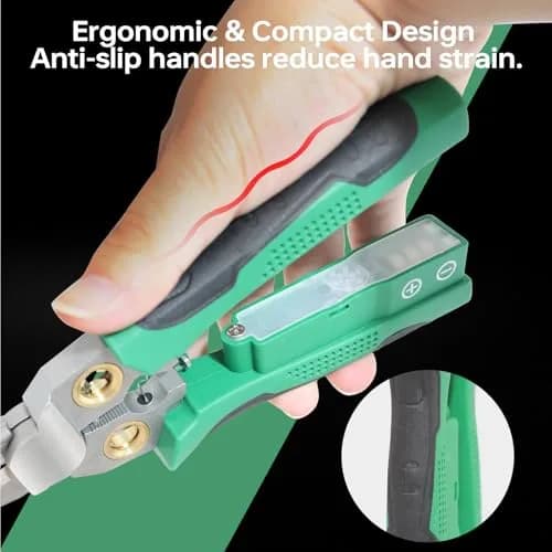 Laukowind 8 in 1 Wire Stripper with Voltage Tester | Multi-Function Electrician Tool for Safe & Efficient Wiring thumbnail 5