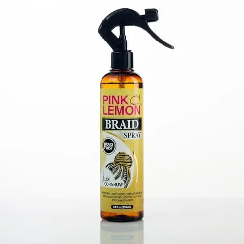 PINK LEMON Braid Spray for Hair, Moisturizing & Refreshing, 10 fl oz | Deep Moisturizer & Cool Relief for Braids thumbnail 2