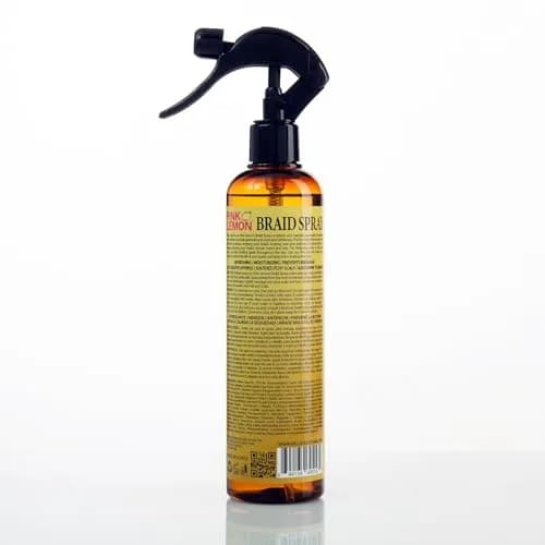 PINK LEMON Braid Spray for Hair, Moisturizing & Refreshing, 10 fl oz | Deep Moisturizer & Cool Relief for Braids thumbnail 3