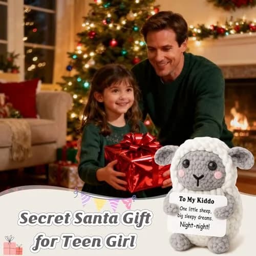 WEYON Mini Crochet Sheep Plush 8-10cm (0.3-0.4 inches) | Handmade Comfort Gift for Kids & Teens thumbnail 5