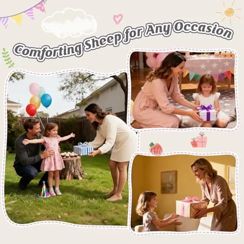 WEYON Mini Crochet Sheep Plush 8-10cm (0.3-0.4 inches) | Handmade Comfort Gift for Kids & Teens thumbnail 6