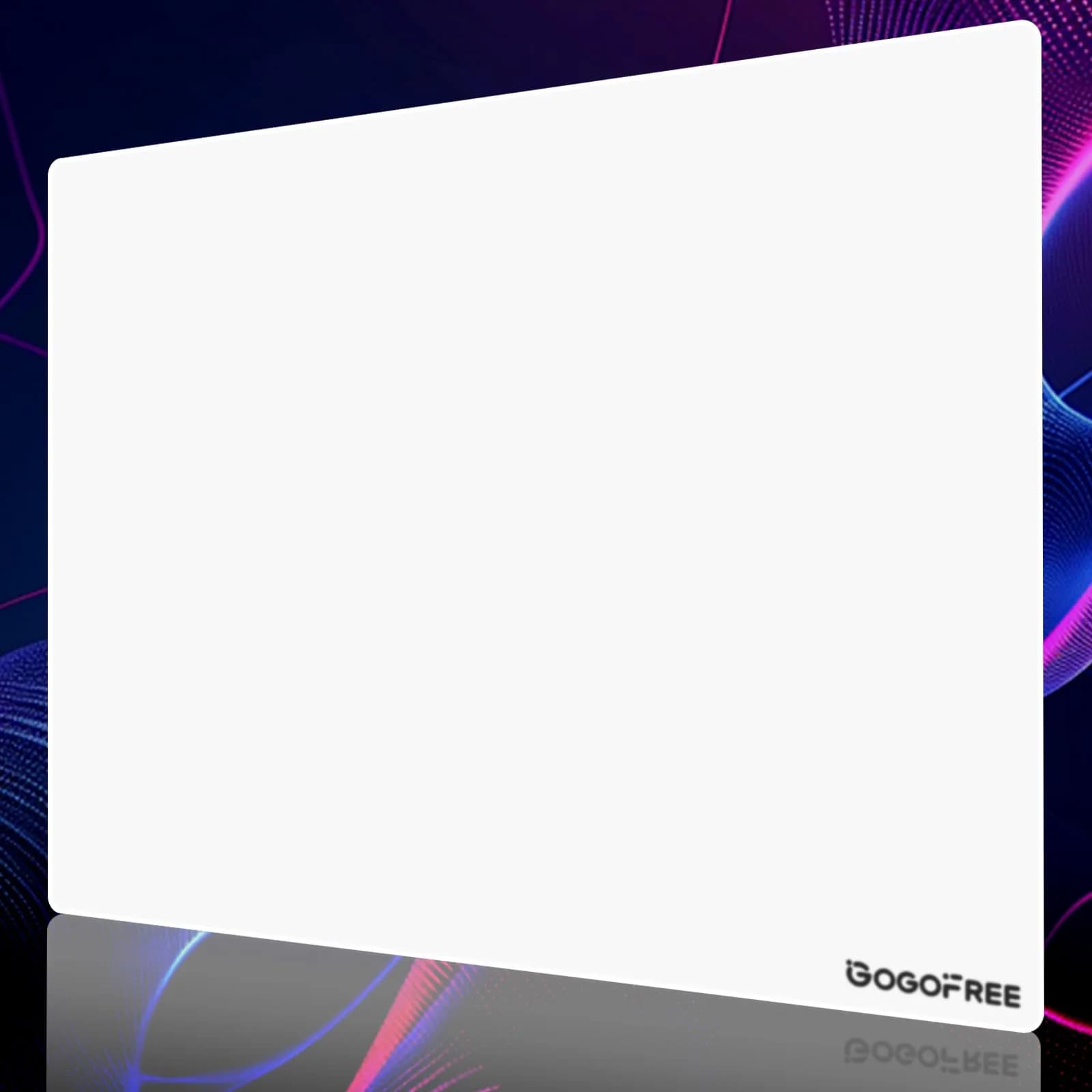 WIYIXI Glass Gaming Mouse Pad 15.7'' x 11.8'' | Ultra-Smooth Micro-Etched Surface for Top Speed & Control