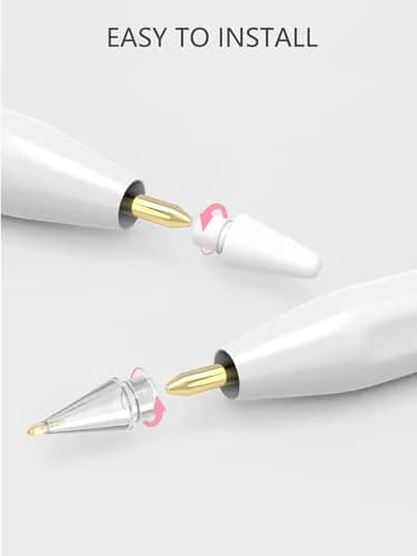 Paiholy Upgraded 6 Pack Apple Pencil Tips Replacement with Clear Case, No Wear Out Fine Point Precise Control Metal Pencil Nibs Compatible with Apple Pencil 1st Gen/2nd Gen/USB C/iPad Pro Pencil (6 Pack, Pink) thumbnail 6