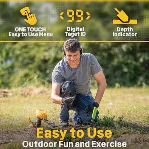 Garrett ACE 200 Metal Detector Starter Bundle Kit with Accessories | Lightweight, Waterproof Coil & 3-Year USA Warranty thumbnail 4