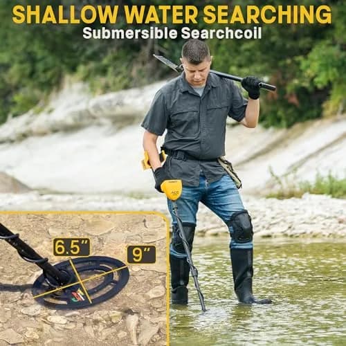 Garrett ACE 200 Metal Detector Starter Bundle Kit with Accessories | Lightweight, Waterproof Coil & 3-Year USA Warranty thumbnail 6
