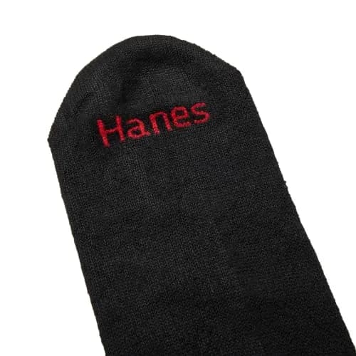 Hanes Double Tough Crew Socks Moisture Wicking, 14-Pack, Men's Shoe Sizes 12-14 thumbnail 6