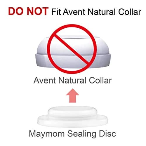 Maymom Write & Reuse Baby Bottle Labels 6 Count (Pack of 6) | Leak-Proof Sealing Disc for Philips Classic Bottles thumbnail 2