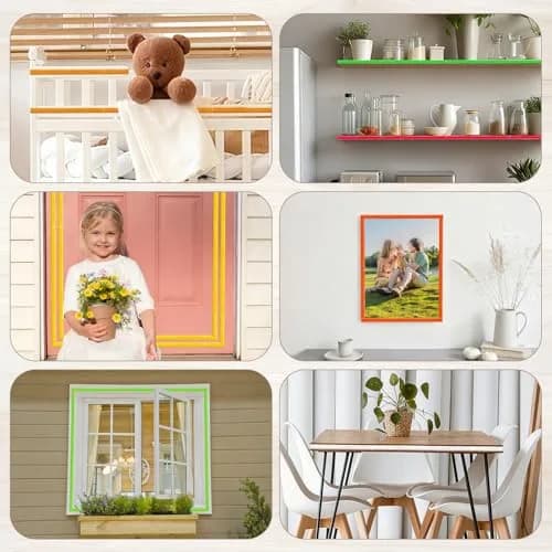 Coowayze Wavy Wood Trim Molding Decorative Strips 12 PCS 40cm (15.8 inch) | Half Bead Design for Walls, Cabinets, Furniture thumbnail 7