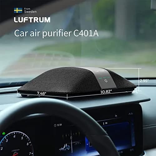 LUFTRUM Portable Car Air Purifier with H13 True HEPA Filter | 0.1 Micron Particle Capture thumbnail 6