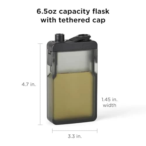 Rabbit Leak-Proof Discreet Flask 192ml (6.5oz) | Undetectable Event-Ready Travel Flask thumbnail 2
