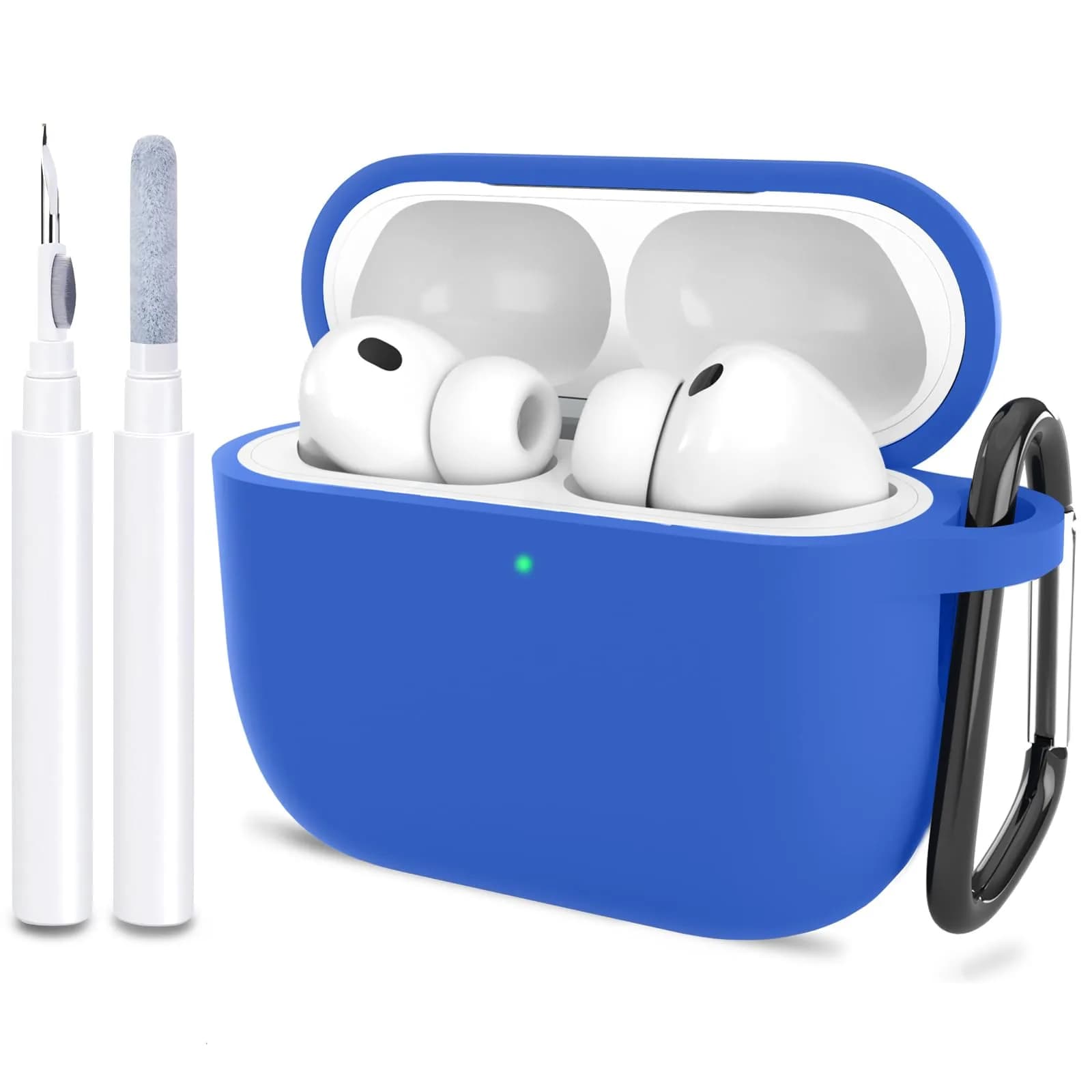 ATUAT Silicone Case for AirPods Pro 3rd Gen Midnight Blue | Full Protection & Wireless Charging — C-Blue