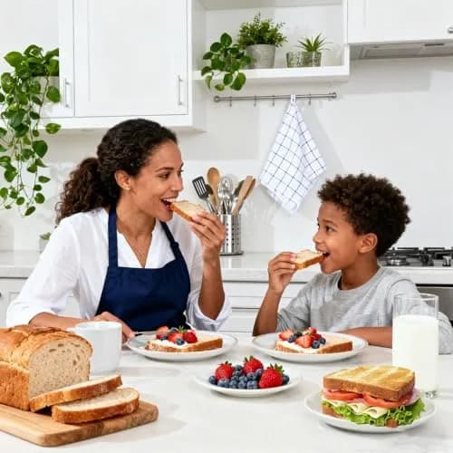 Solldgt Adjustable Bread Slicer 9" | Custom Thickness, Serrated Stainless Steel Blade thumbnail 7