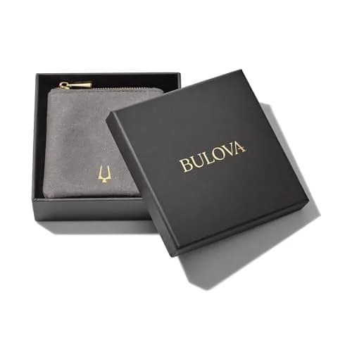 Bulova Jewelry Silver-Tone Sterling Silver Necklace 22" | Rhodium-Plated Square Snake Chain thumbnail 5