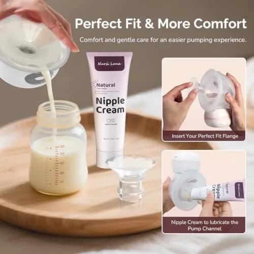 Nursi Luna Flange Sizing Kit for 24mm Breast Pumps, 10PCS | IBCLC-Developed for Better Fit thumbnail 2
