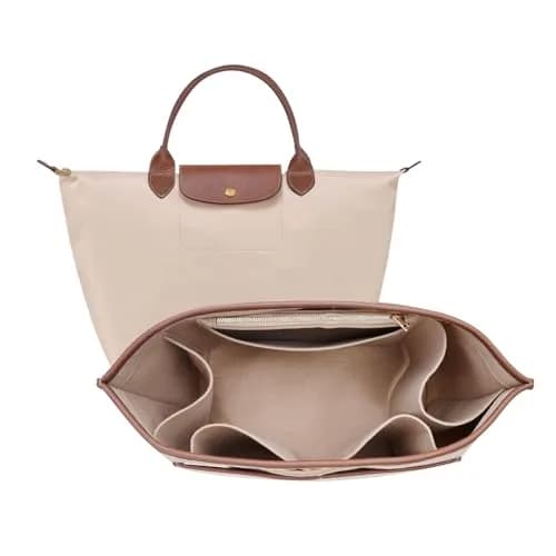 ZTUJO Premium Felt LongChamp Organizer Insert | Compatible with Longchamp Le Pliage Small & Xtra thumbnail 1