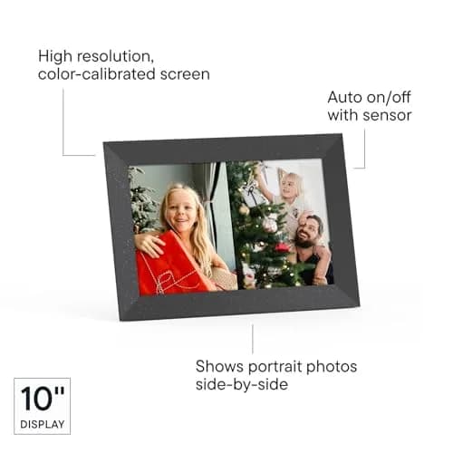 Aura Digital Picture Frame 10" | HD Display with Video & Wireless Sharing thumbnail 4