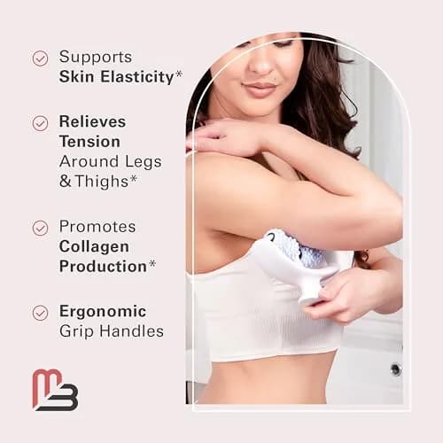 M3 Naturals Sore Muscle Massage Oil & Lymphatic Drainage Massager Kit 240ml (8 fl oz) | Doctor Recommended thumbnail 3
