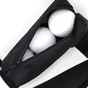Scott Edward Black Golf Club Travel Bag | Lightweight Sunday Stand Bag for Driving Range, Holds 5-7 Clubs, Adjustable Strap (155g) thumbnail 5