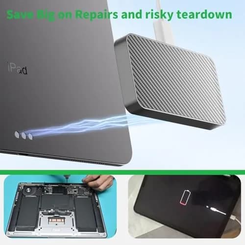 KOOVIVA Magnetic Wireless Charger for iPad Pro 11-inch M4/M5 (2024/2025) | 18W Fast Charging Smart Connector Pad thumbnail 6