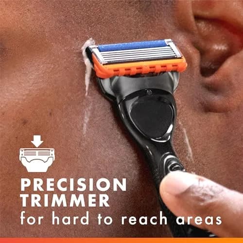 Gillette Fusion5 Power Razor Blade Refills for Men, 5-Blade Cartridges 6 Count | Precision Trimmer & Smooth Glide thumbnail 6