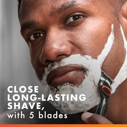 Gillette Fusion5 Power Razor Blade Refills for Men, 5-Blade Cartridges 6 Count | Precision Trimmer & Smooth Glide thumbnail 4