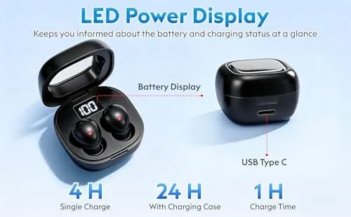 GreatQIQI Mini Sleep Earbuds Bluetooth 6.0 Small & Invisible for Side Sleepers thumbnail 6