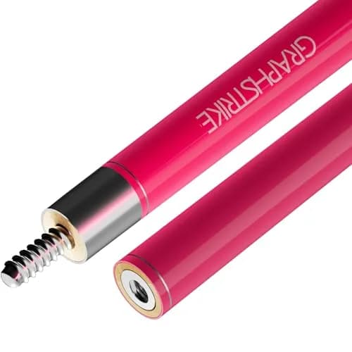 Viper by GLD Products Graphstrike 58" 2-Piece Pool Cue, Pink, 19 Oz | Fiberglass Graphite Composite for Damp Rooms thumbnail 4