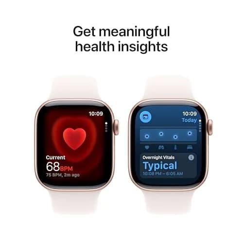 Apple Watch Series 11 GPS 46mm Rose Gold Aluminum Case with Light Blush Sport Band | Health & Fitness Tracking thumbnail 6