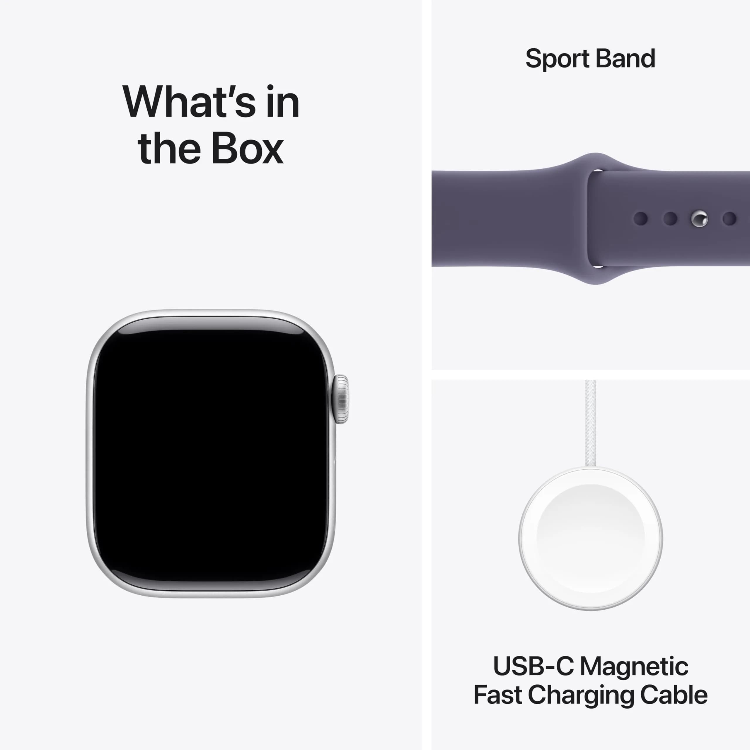 Apple Watch Series 11 Smartwatch with Silver Aluminum Case & Purple Fog Sport Band, 42mm GPS + Cellular | Health & Fitness Tracker thumbnail 5