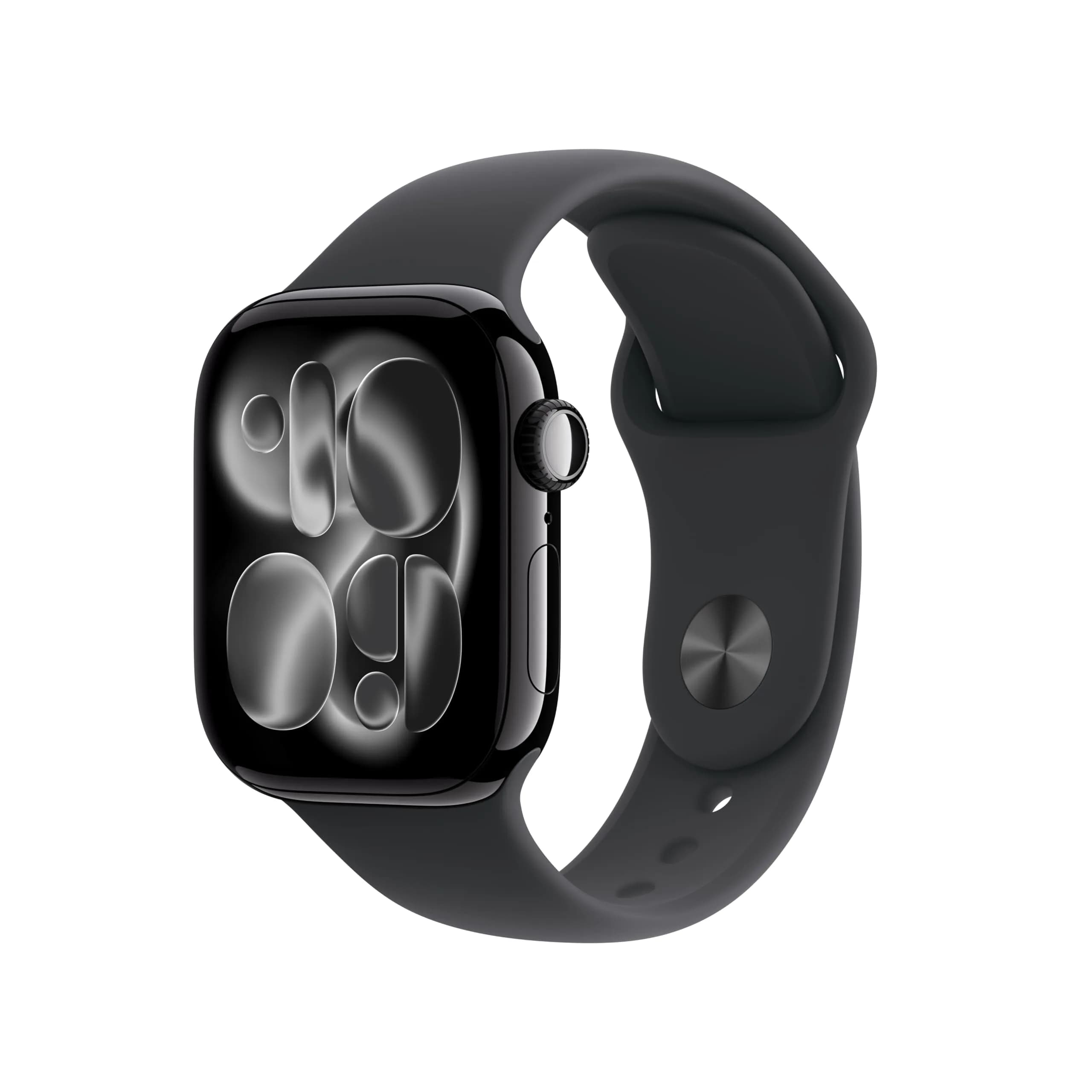 Apple Watch Series 11 GPS + Cellular 46mm Jet Black Aluminum Case with Black Sport Band | Health & Fitness Tracking