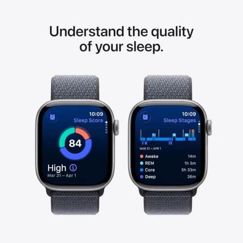 Apple Watch Series 11 GPS + Cellular 46mm Jet Black Aluminum Case with Black Sport Band | Health & Fitness Tracking thumbnail 3