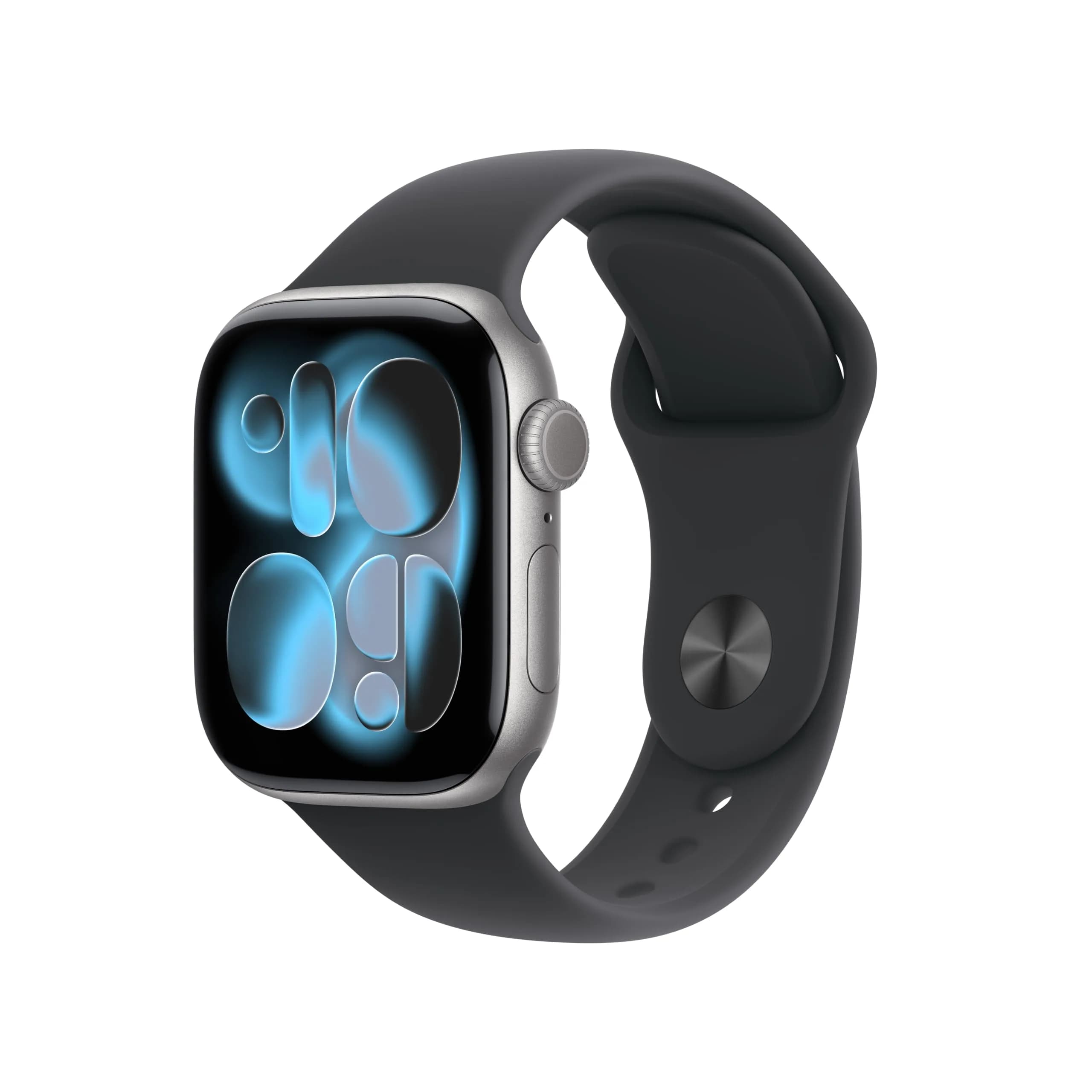 Apple Watch Series 11 GPS 42mm Space Gray Aluminum Case with Black Sport Band | Health & Fitness Tracker