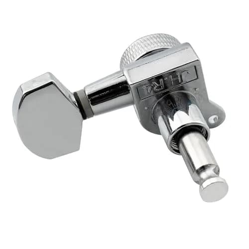 Musiclily Pro Single Locking Bass Side Tuner 15:1 Ratio Chrome | Fits Strat Tele Style Electric Guitar thumbnail 5