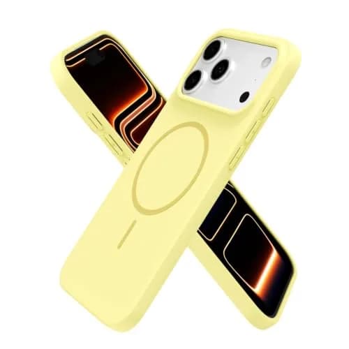 oakxco Silicone Mag Safe Phone Case for iPhone 17 Pro Max/ 18 Pro Max | Slim, Magnetic & Durable thumbnail 1