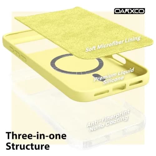 oakxco Silicone Mag Safe Phone Case for iPhone 17 Pro Max/ 18 Pro Max | Slim, Magnetic & Durable thumbnail 6