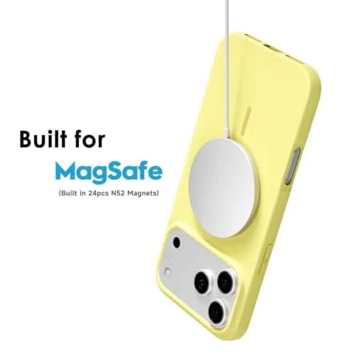 oakxco Silicone Mag Safe Phone Case for iPhone 17 Pro Max/ 18 Pro Max | Slim, Magnetic & Durable thumbnail 3