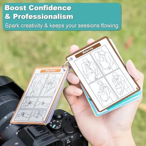Tip Info 150 Pose Ideas Photography Posing Guide Book | 16 Double-Sided Pages, 4x3 Inch thumbnail 8