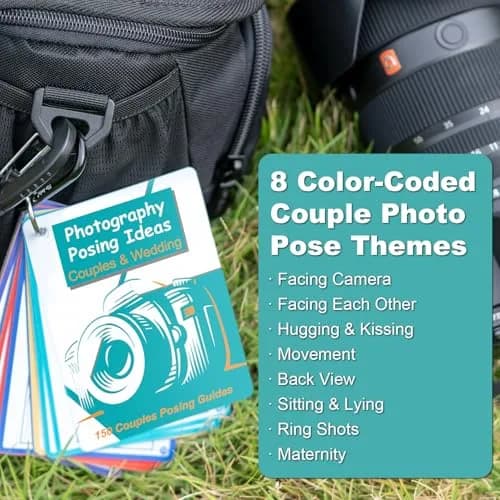 Tip Info 150 Pose Ideas Photography Posing Guide Book | 16 Double-Sided Pages, 4x3 Inch thumbnail 4